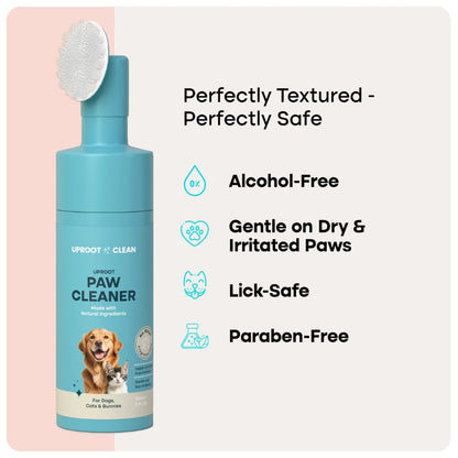 Uproot Paw Cleaner - Rinse-Free Foam Cleanser (150 Uses)
