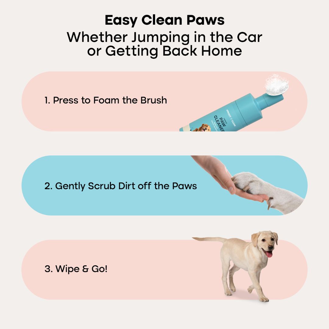 Uproot Paw Cleaner - Rinse-Free Foam Cleanser