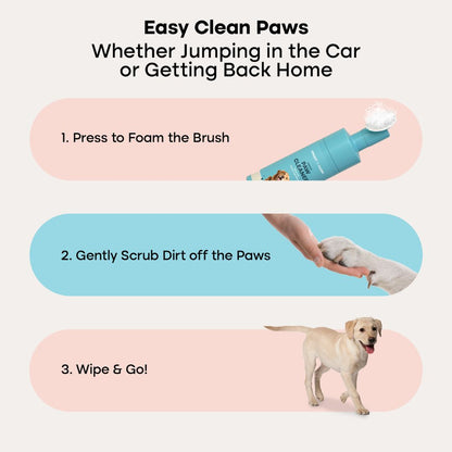 Uproot Paw Cleaner - Rinse-Free Foam Cleanser