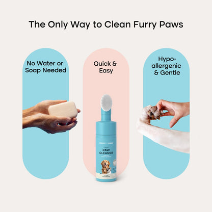 Uproot Paw Cleaner - Rinse-Free Foam Cleanser (150 Uses)