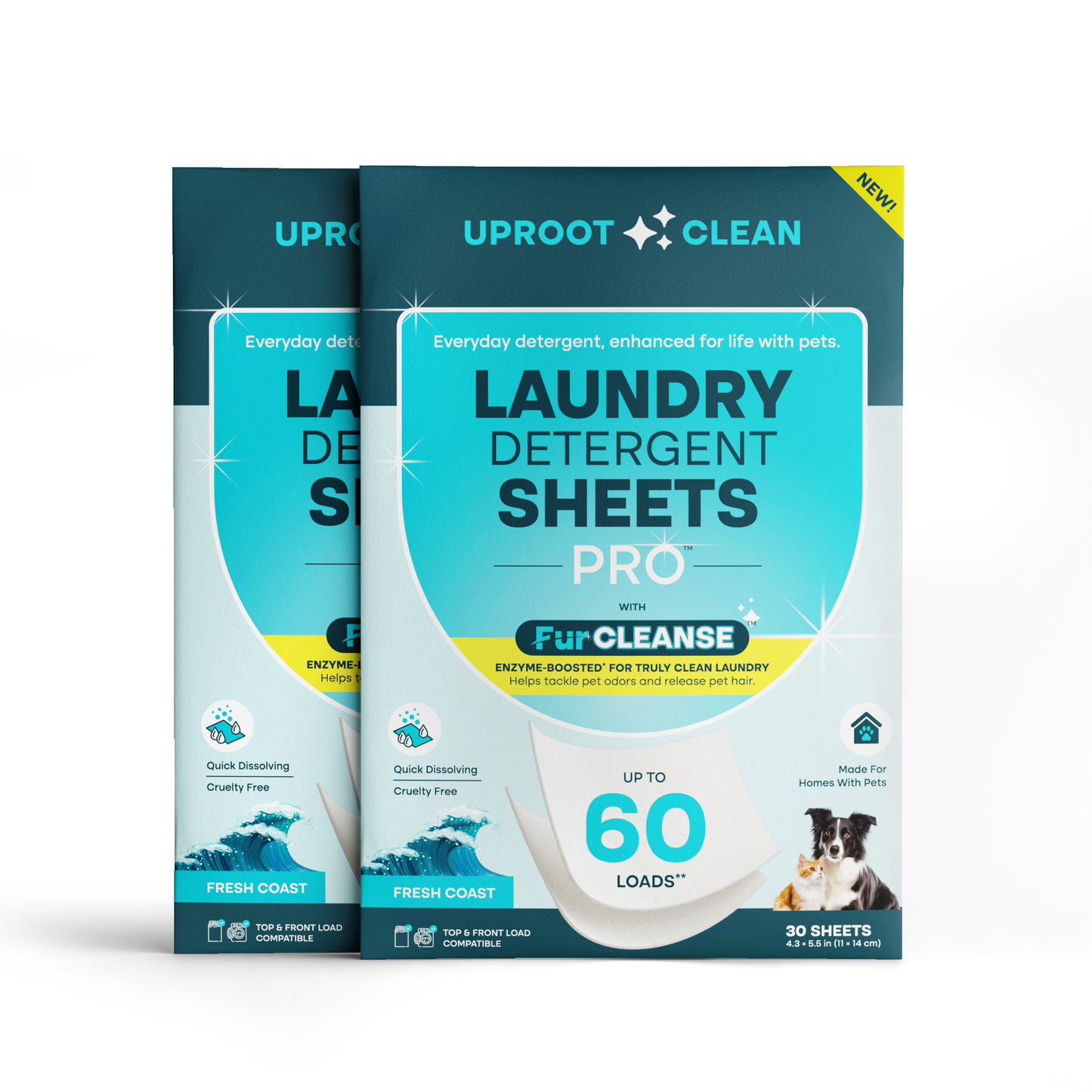 Uproot Clean Laundry Detergent Sheets