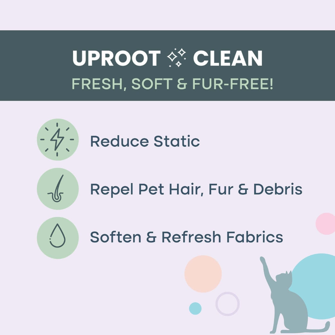 Uproot Pet Hair Reducing Dryer Sheets